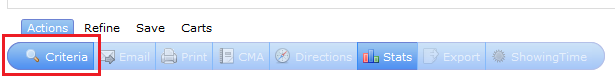 criteria menu
